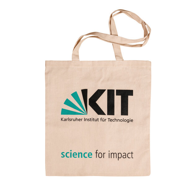 Hochwertige Baumwolltasche für unterwegs vom KIT