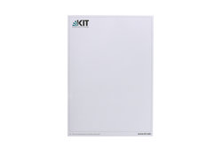 Schreibblock A4 aus Recyclingmaterial des KIT