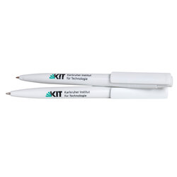 Ballpoint pen made from RPET white