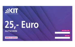 Gutschein 25 € für den KIT Online-Shop