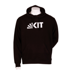 Schwarzes Kapuzen-Sweatshirt des KIT