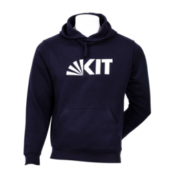 Kapuzen-Sweatshirt navy des KIT Karlsruhe