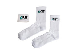 Weiße Tennissocken der KIT