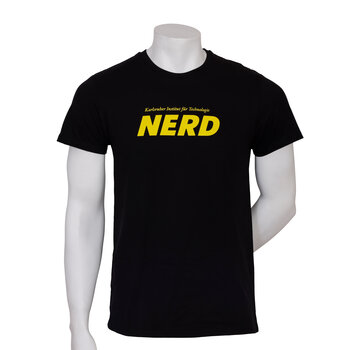 Schwarzes Nerd T-Shirt des KIT