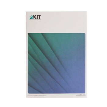 Conference Cardboard folders 5mm made of recycled material of the KIT