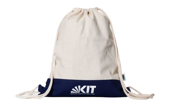 Blue Ökotex sports bag of the KIT